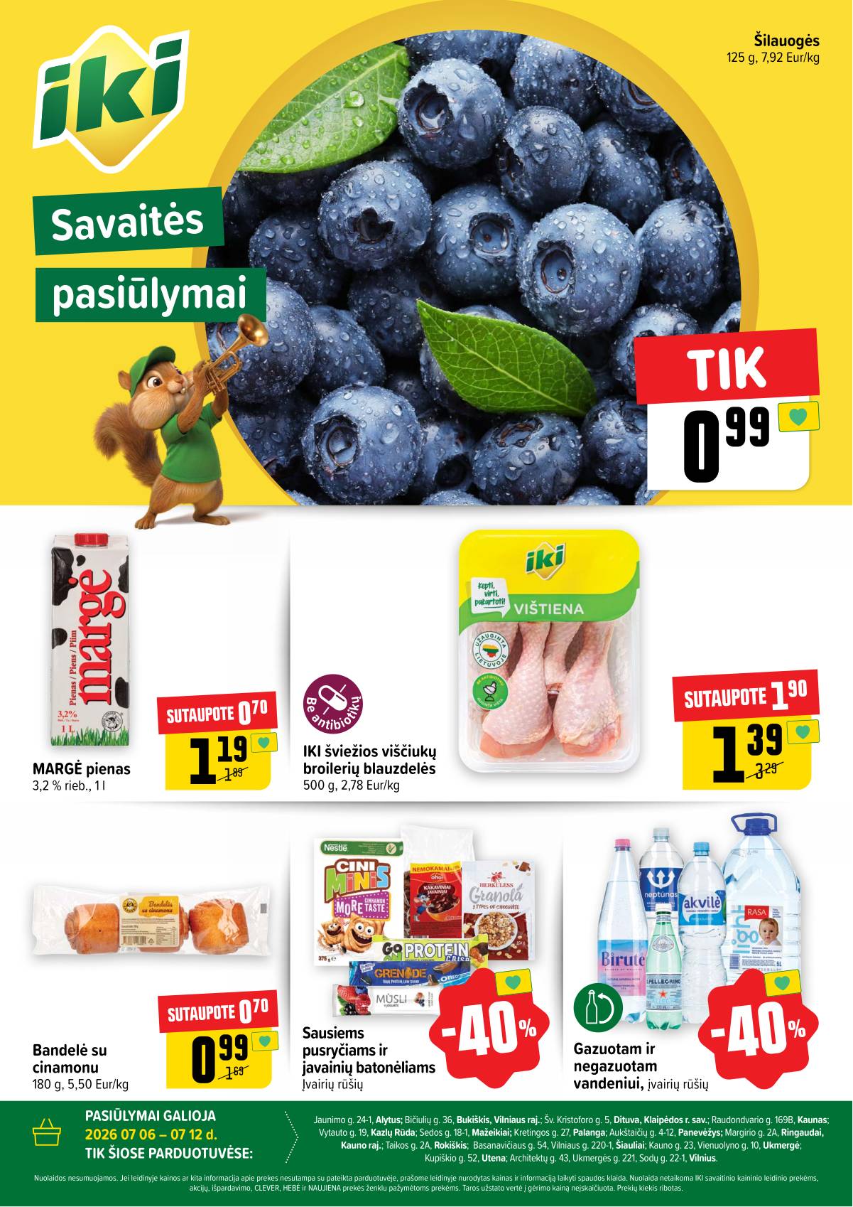Iki - Specialūs pasiūlymai IKI parduotuvės klientams 1 puslapis