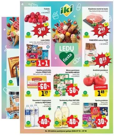Iki - IKI akcijų leidinys 2026-07-13 – 2026-07-19