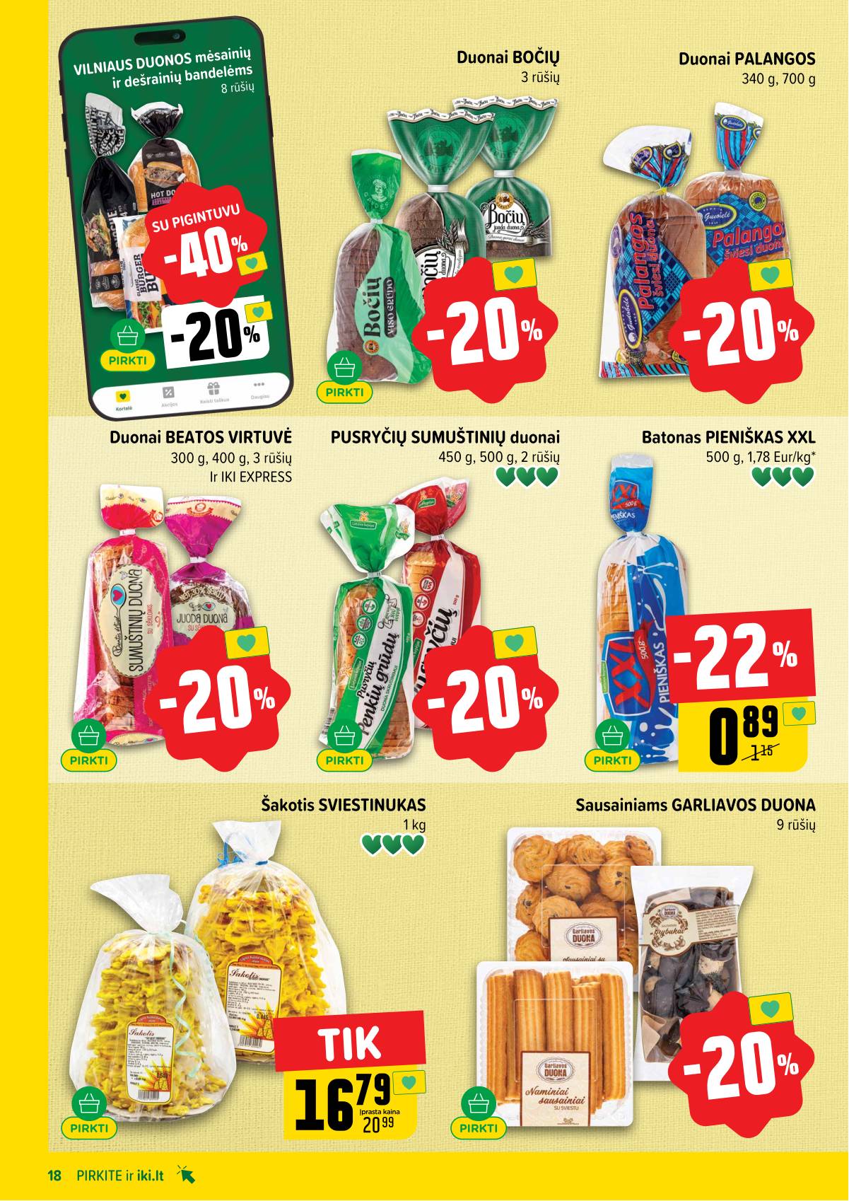 Iki - IKI akcijų leidinys 18 puslapis