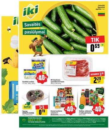 Iki - Specialūs pasiūlymai IKI parduotuvės klientams 2026-07-13 – 2026-07-19