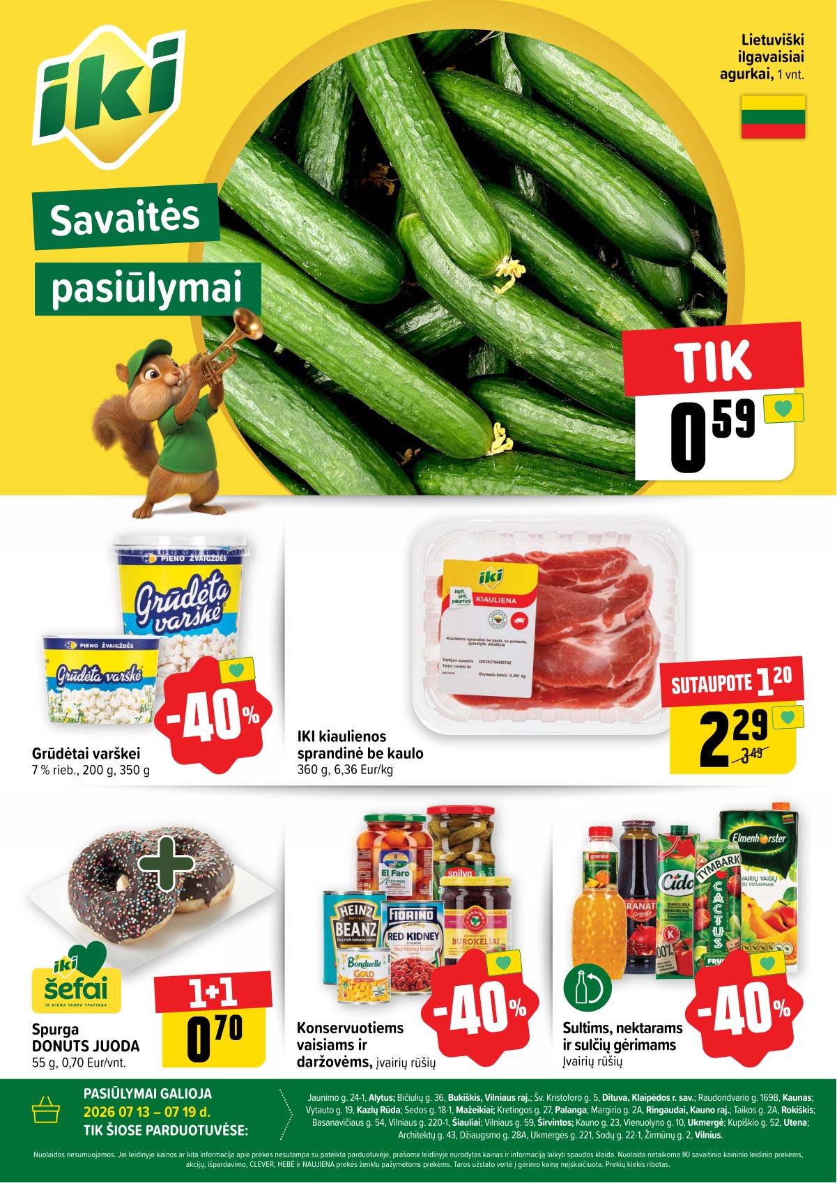 Iki - Specialūs pasiūlymai IKI parduotuvės klientams 1 puslapis