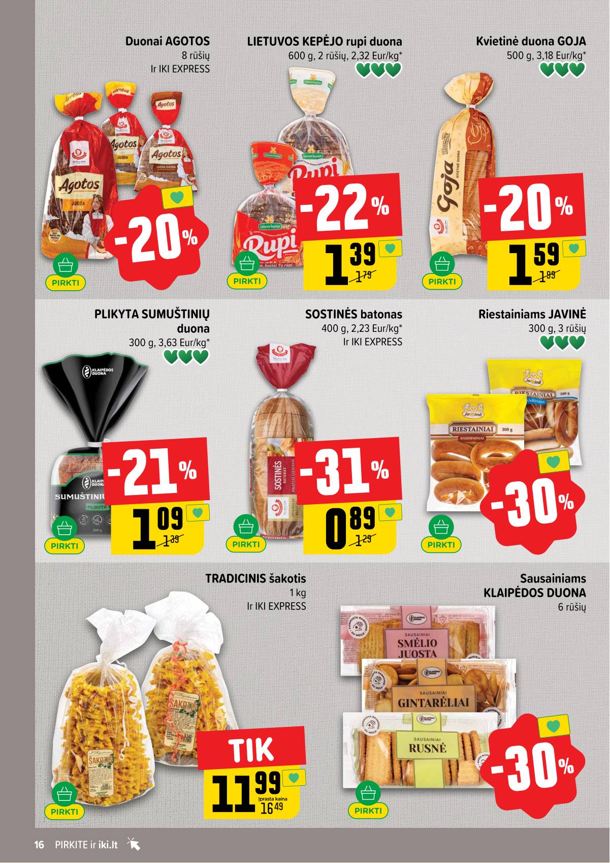 Iki - IKI akcijų leidinys 16 puslapis