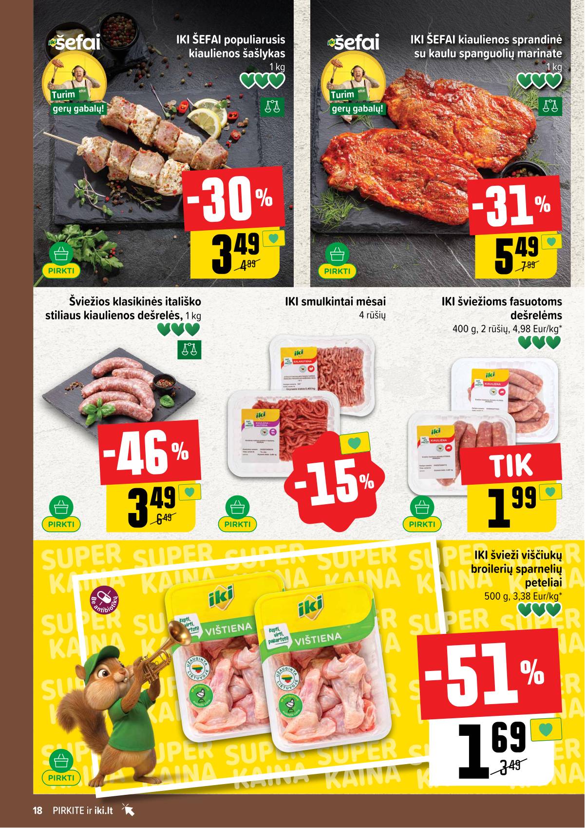 Iki - IKI akcijų leidinys 18 puslapis
