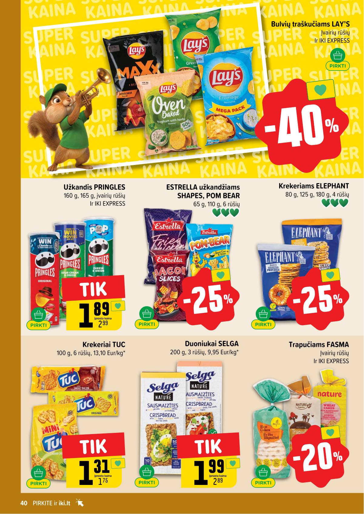 Iki - IKI akcijų leidinys 40 puslapis