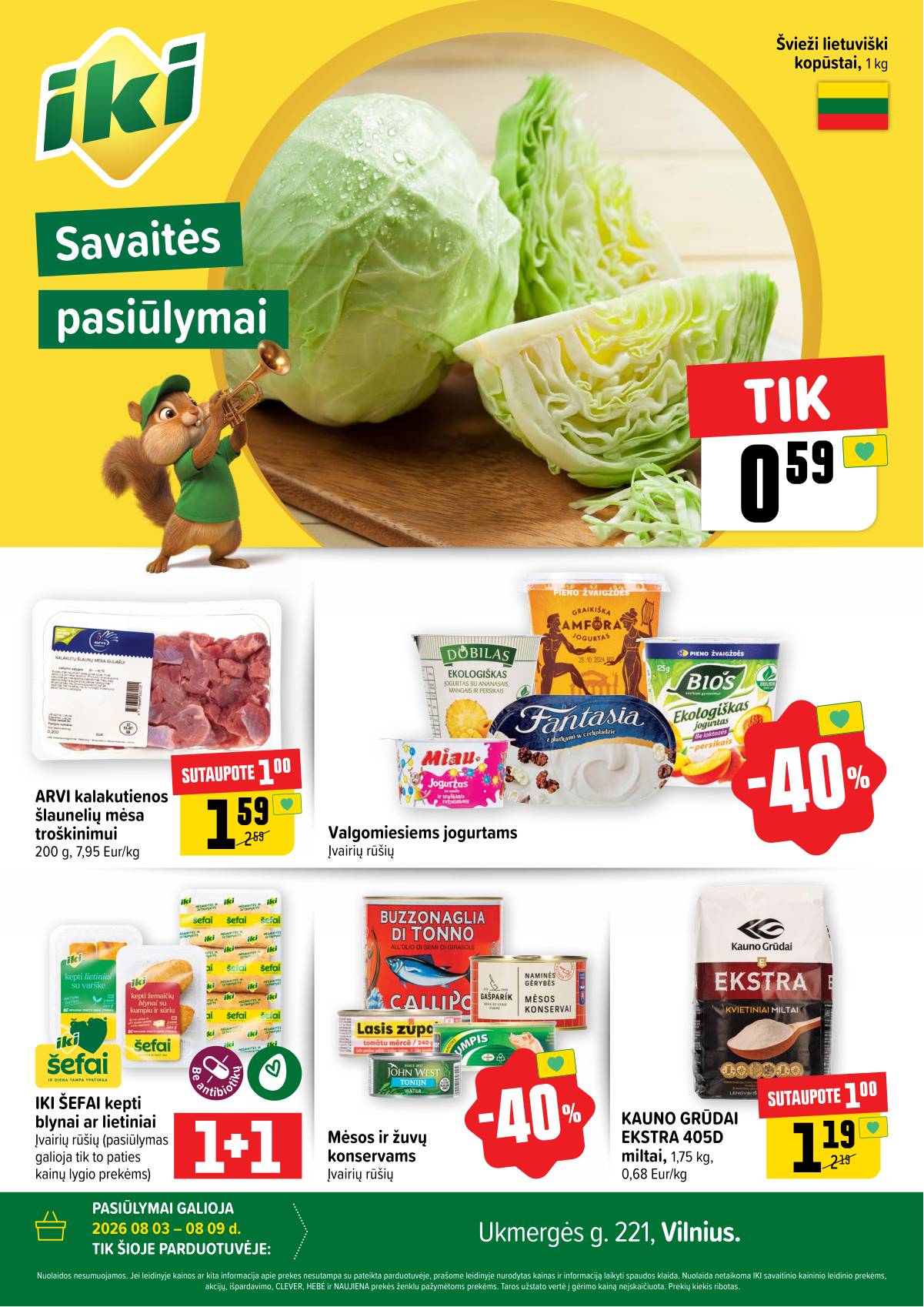 Iki - Specialūs pasiūlymai IKI Pikas parduotuvės klientams 1 puslapis