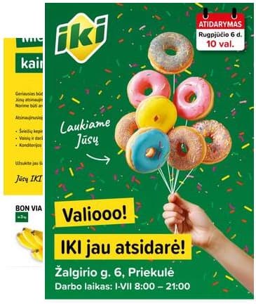 Iki - Specialūs pasiūlymai IKI Priekulė parduotuvės klientams 2026-08-06 – 2026-08-09