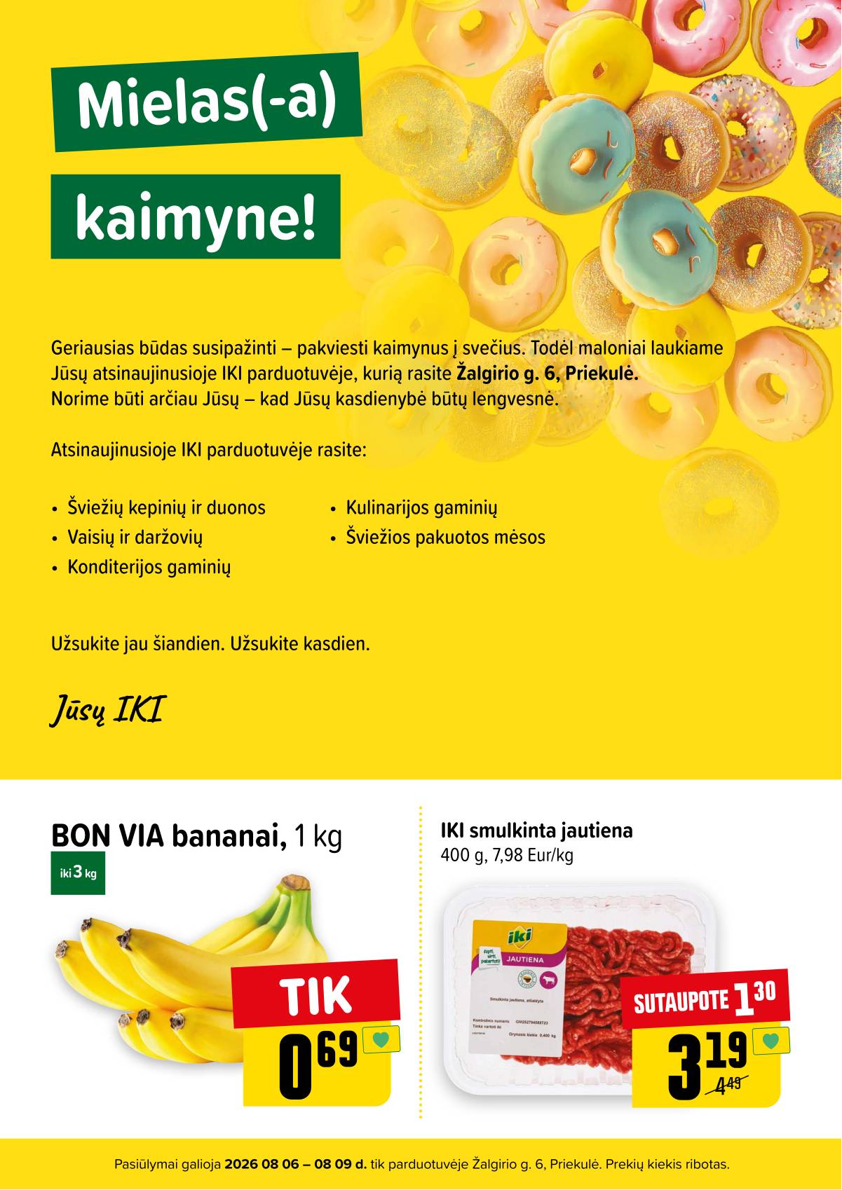 Iki - Specialūs pasiūlymai IKI Priekulė parduotuvės klientams 2 puslapis