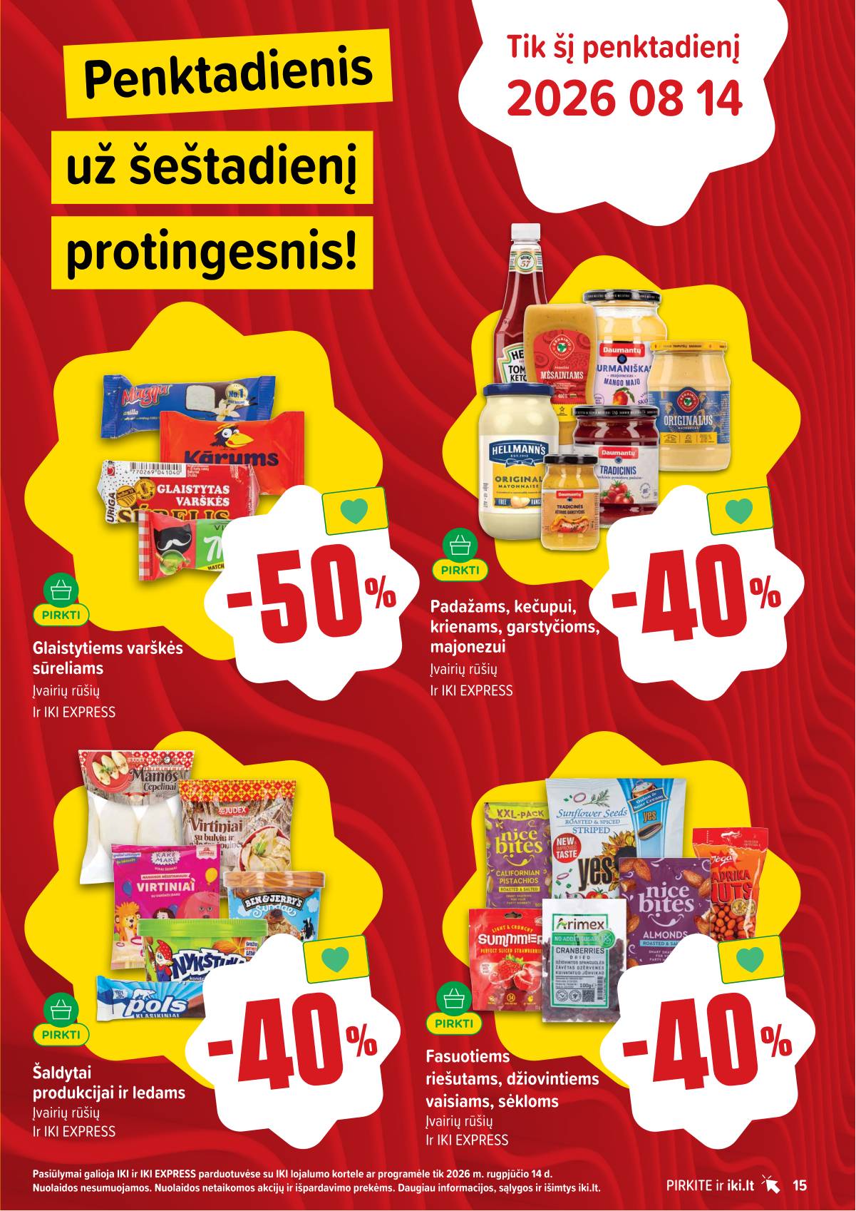 Iki - IKI akcijų leidinys 15 puslapis