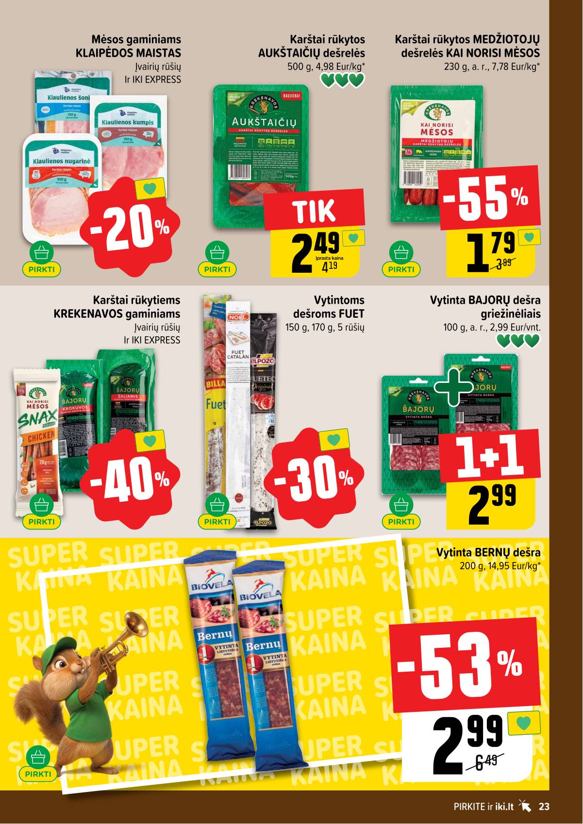 Iki - IKI akcijų leidinys 23 puslapis