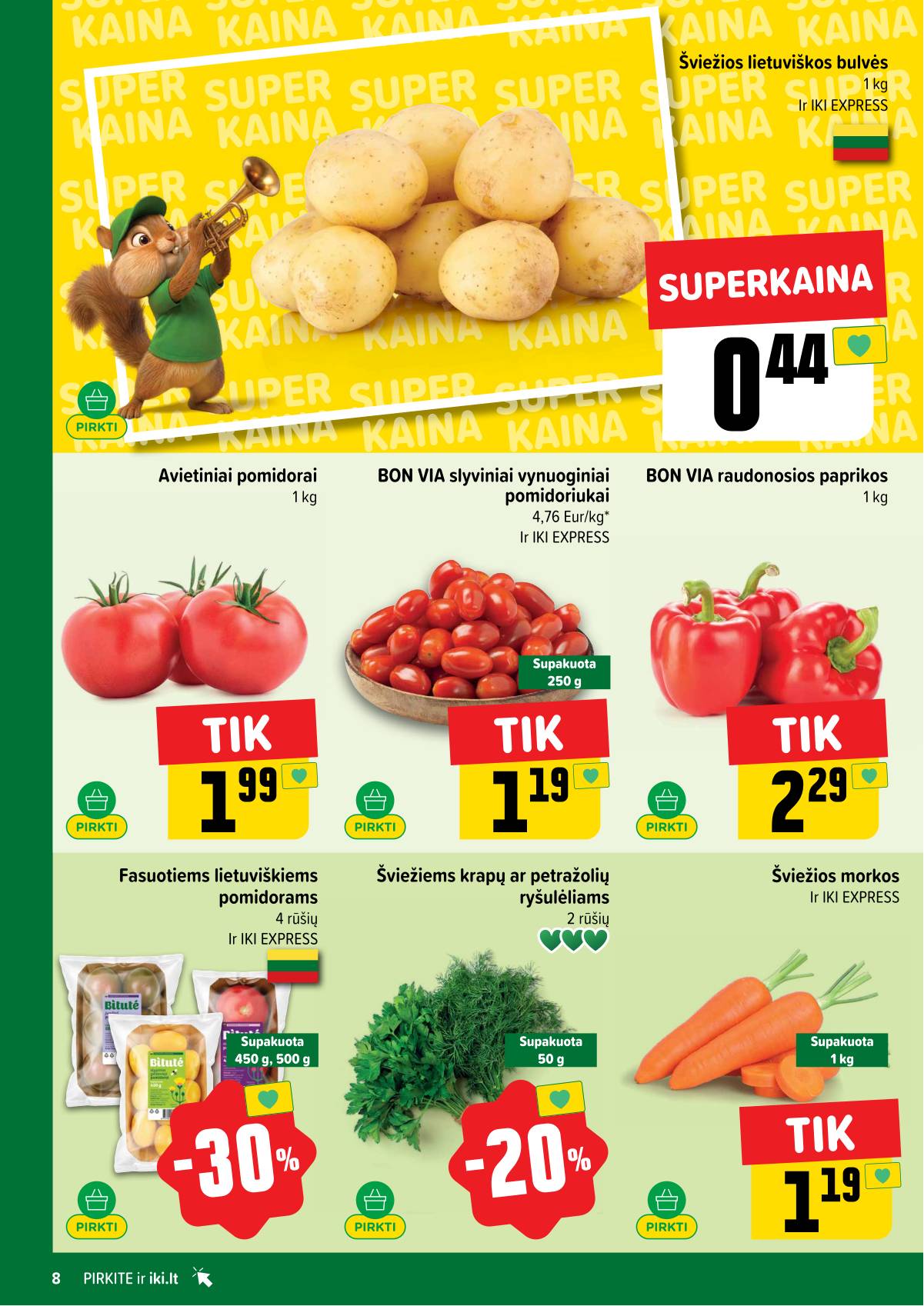 Iki - IKI akcijų leidinys 8 puslapis