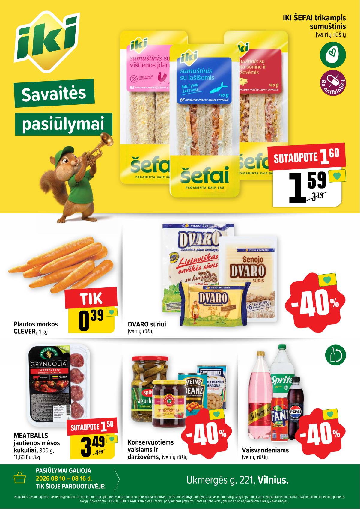 Iki - Specialūs pasiūlymai IKI Pikas parduotuvės klientams 1 puslapis