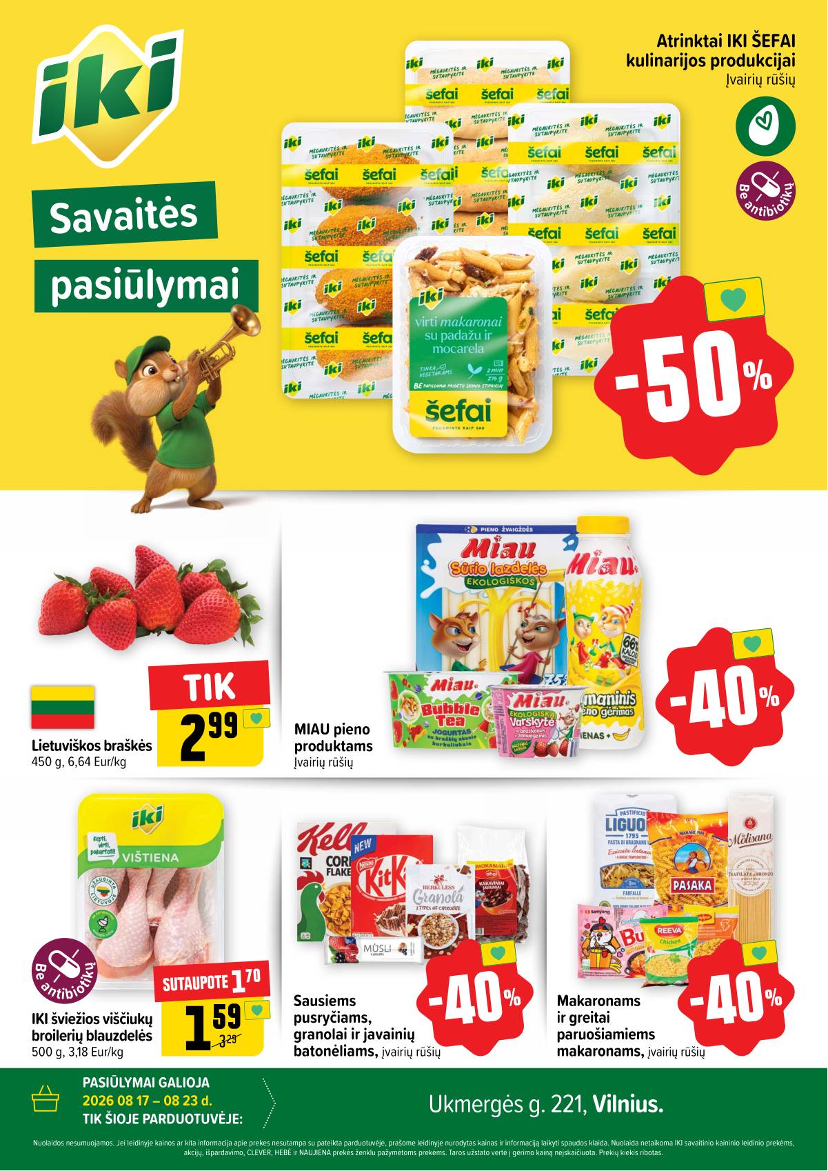 Iki - Specialūs pasiūlymai IKI Pikas parduotuvės klientams 1 puslapis