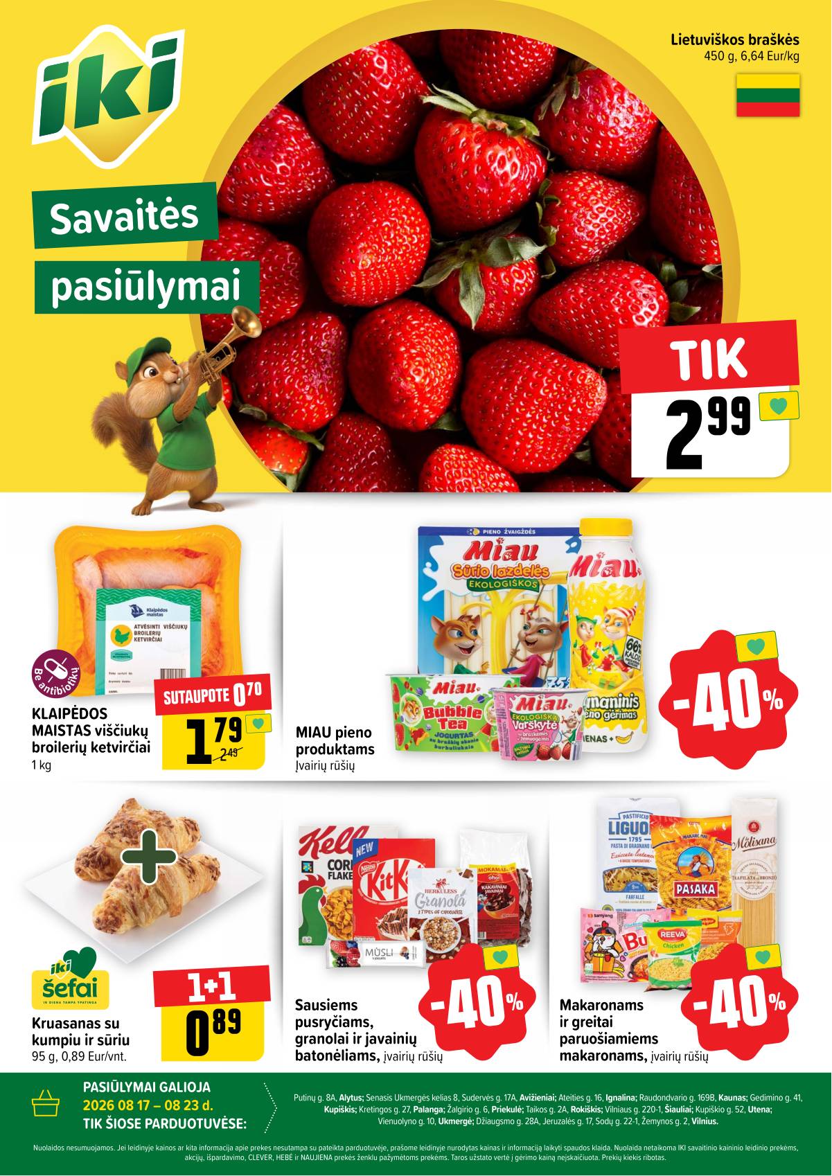 Iki - Specialūs pasiūlymai IKI parduotuvės klientams 1 puslapis