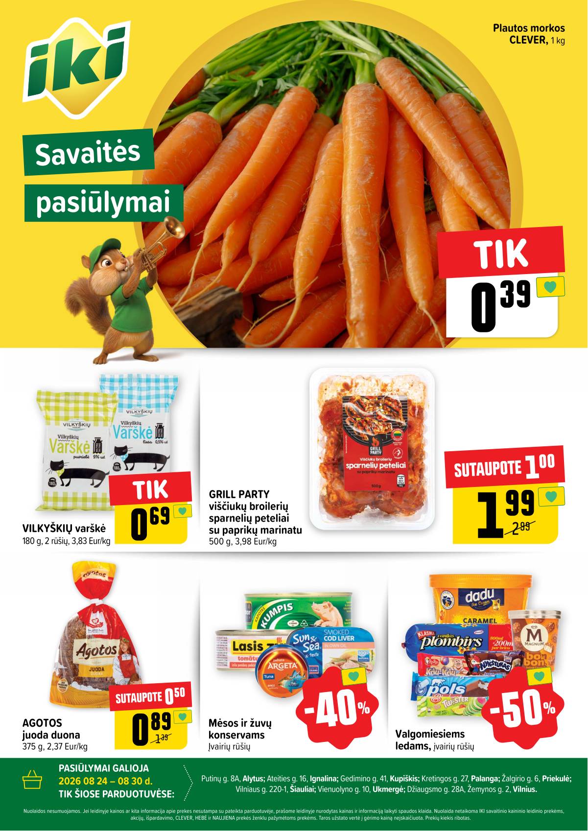 Iki - Specialūs pasiūlymai IKI parduotuvės klientams 1 puslapis