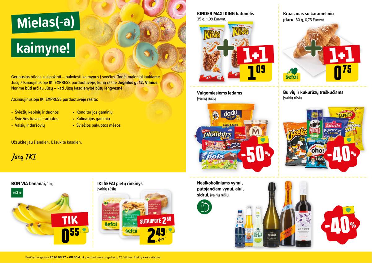 Iki - Specialūs pasiūlymai IKI Express Jogailos parduotuvės klientams 2 puslapis