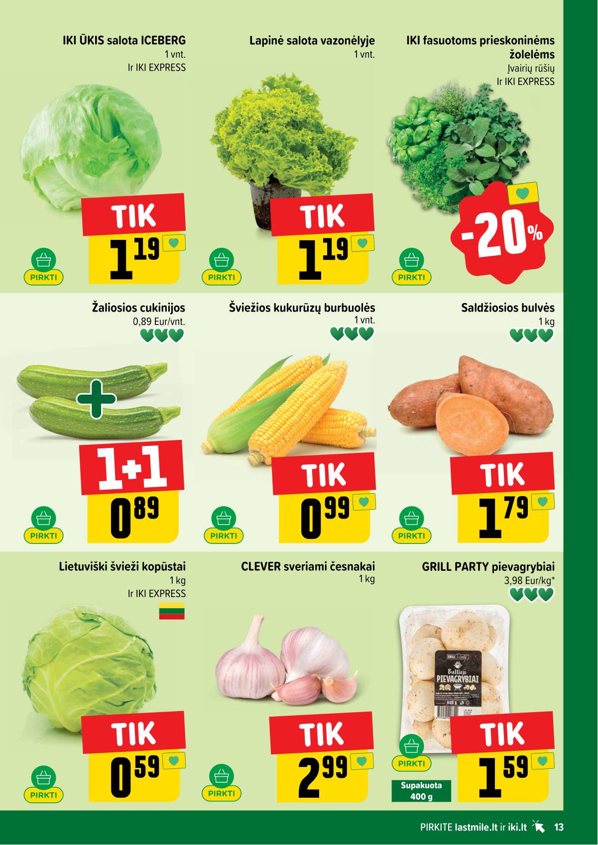 Iki - IKI akcijų leidinys 13 puslapis