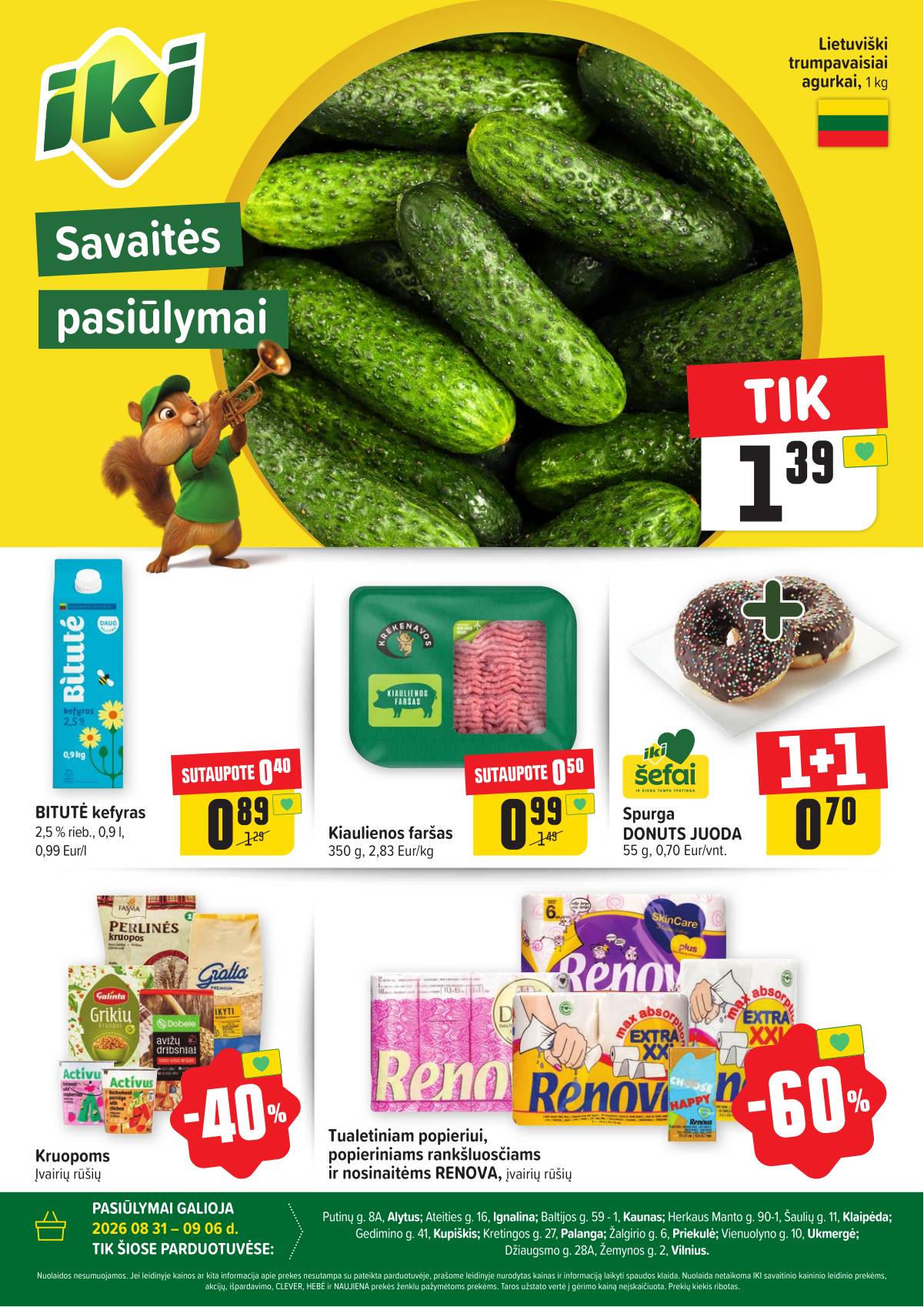 Iki - Specialūs pasiūlymai IKI parduotuvės klientams 1 puslapis