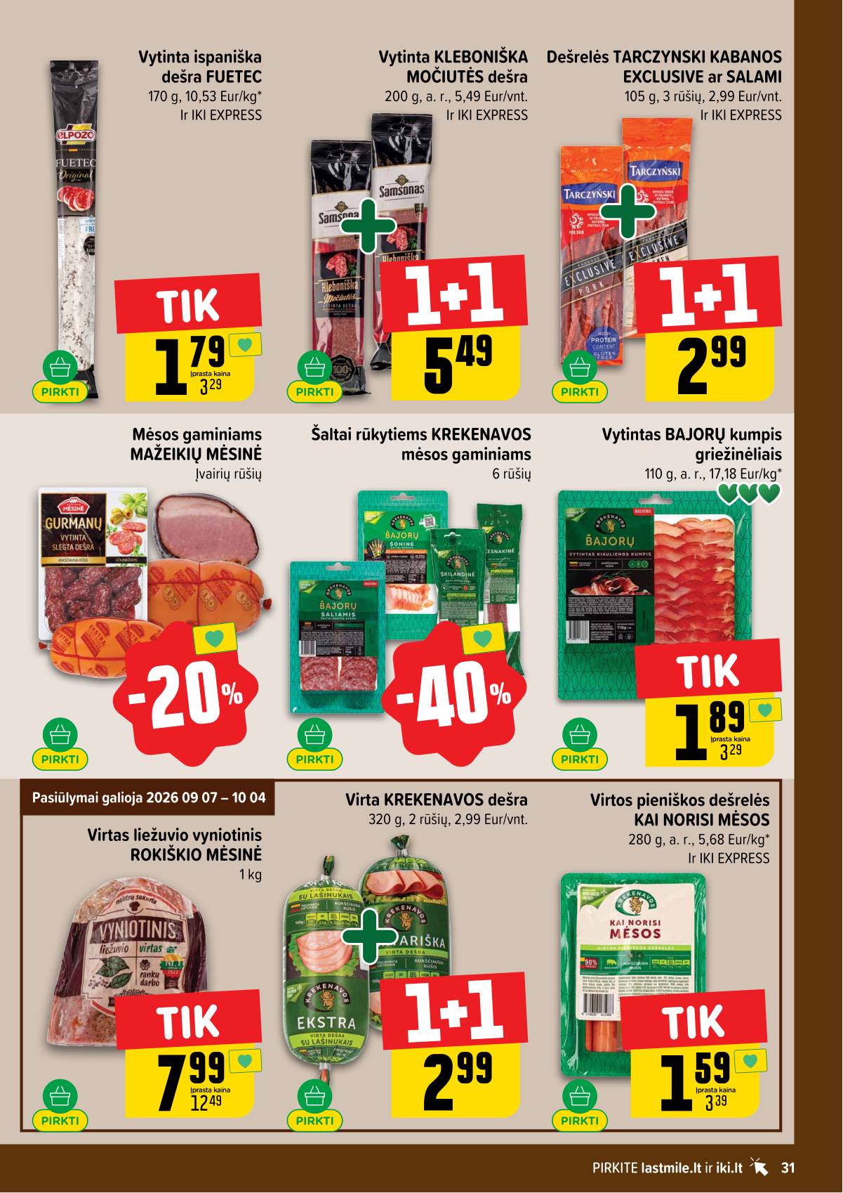 Iki - IKI akcijų leidinys 31 puslapis
