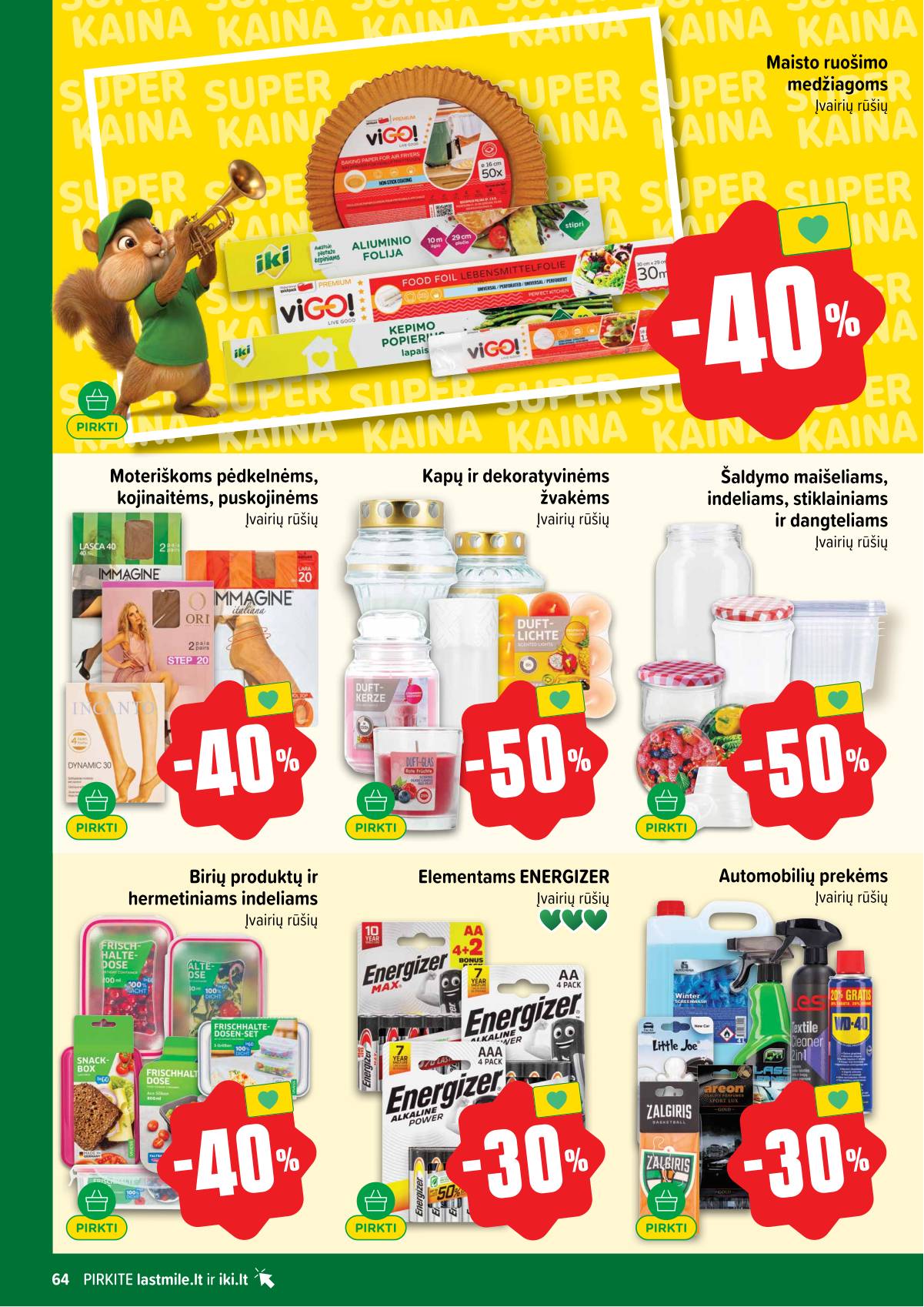 Iki - IKI akcijų leidinys 64 puslapis