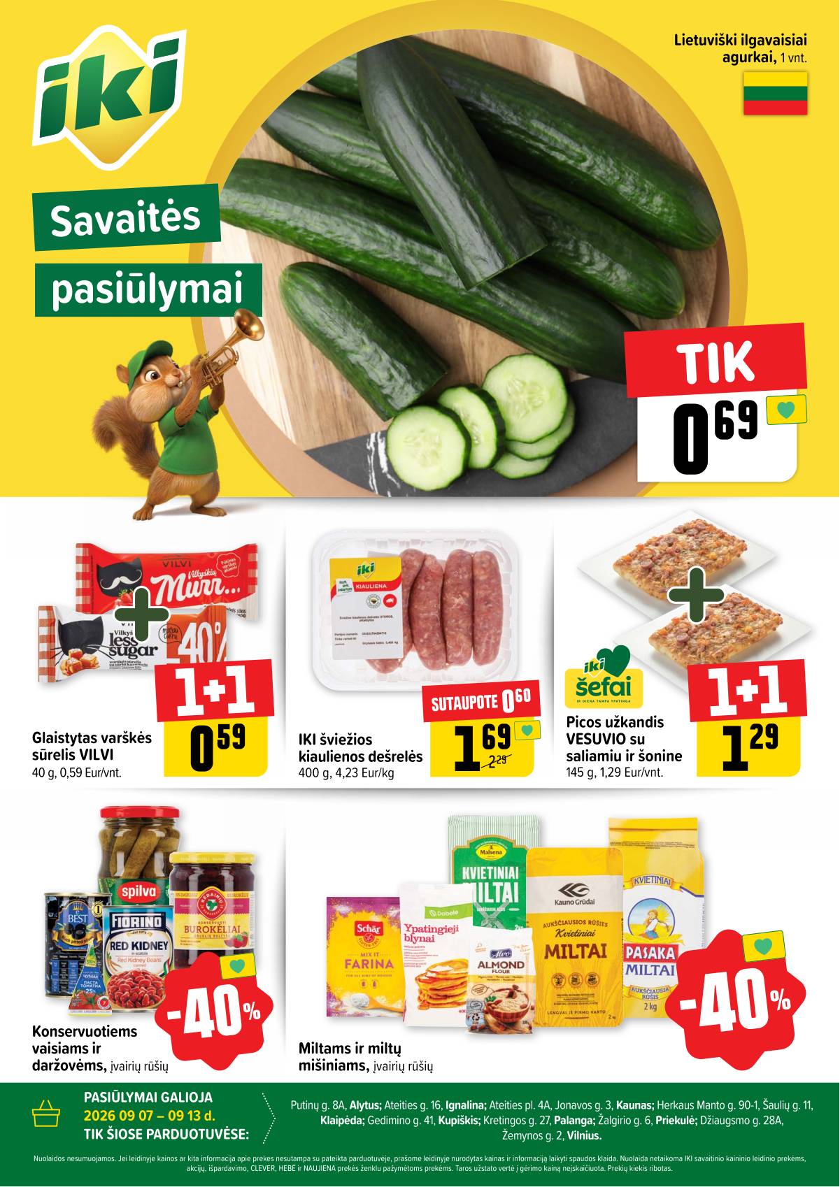 Iki - Specialūs pasiūlymai IKI parduotuvės klientams 1 puslapis