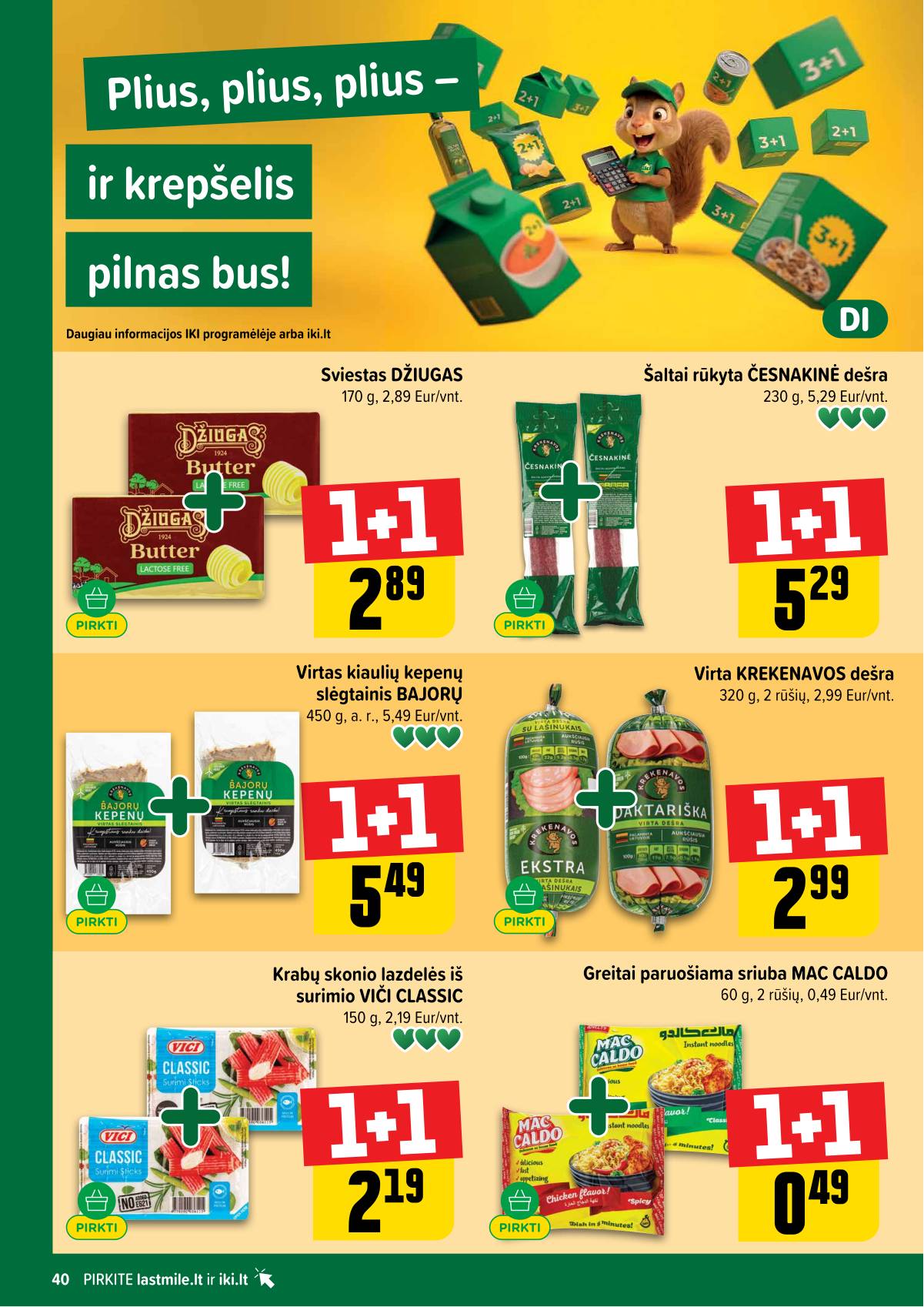 Iki - IKI akcijų leidinys 40 puslapis