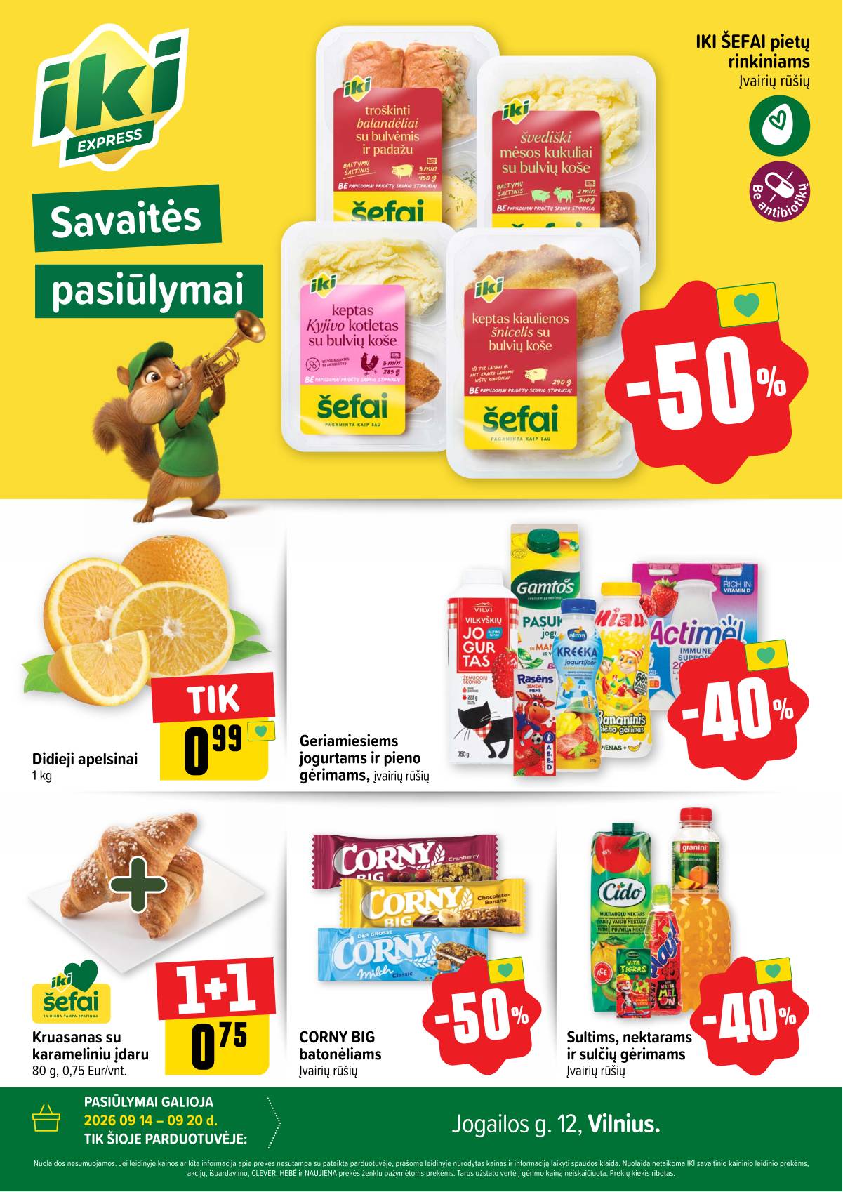 Iki - Specialūs pasiūlymai IKI Express Jogailos parduotuvės klientams 1 puslapis
