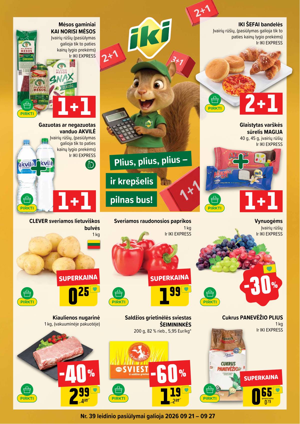 Iki - IKI akcijų leidinys 1 puslapis