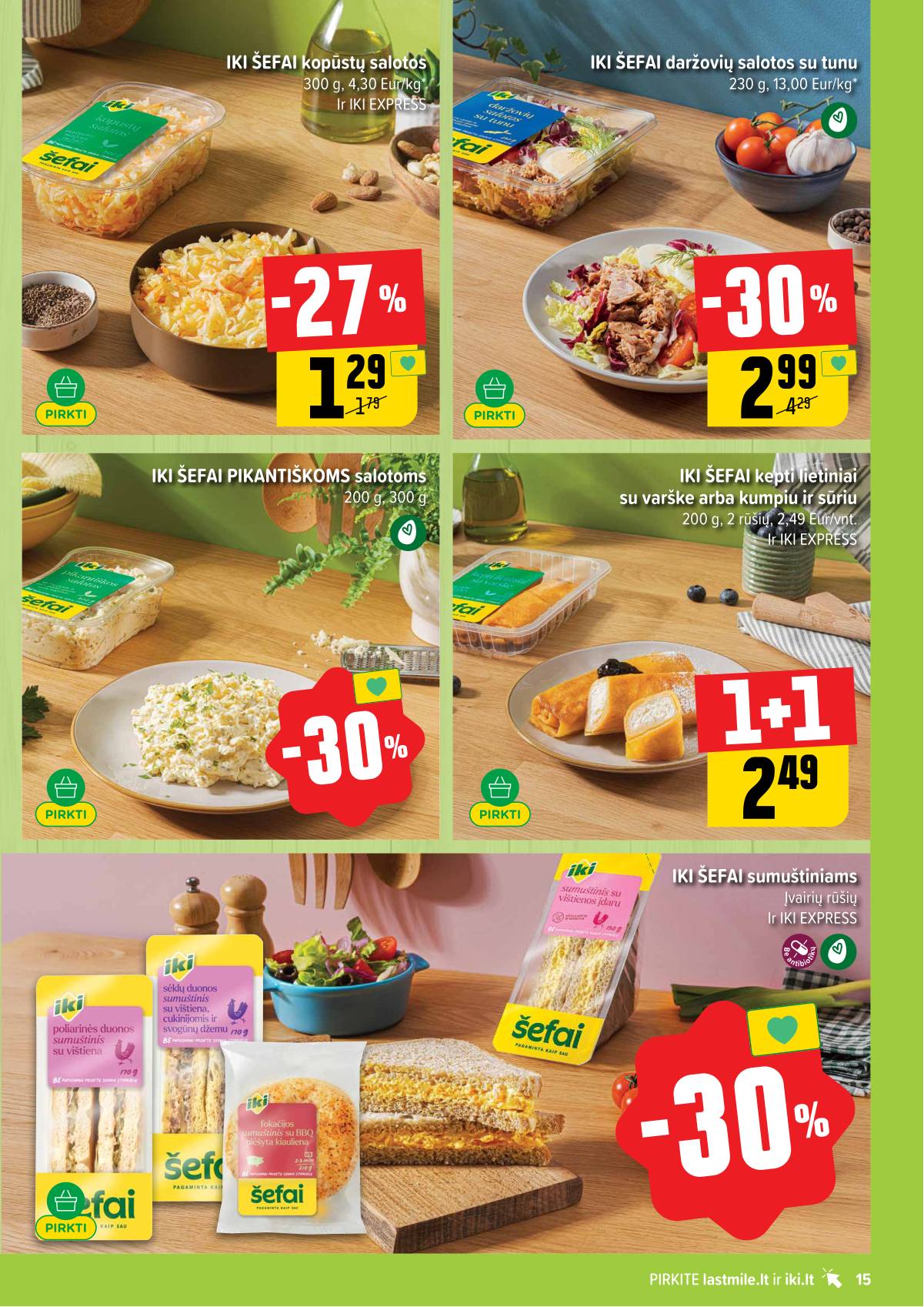 Iki - IKI akcijų leidinys 15 puslapis