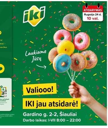 Iki - Specialūs pasiūlymai IKI Dainai parduotuvės klientams 2026-09-24 – 2026-09-27