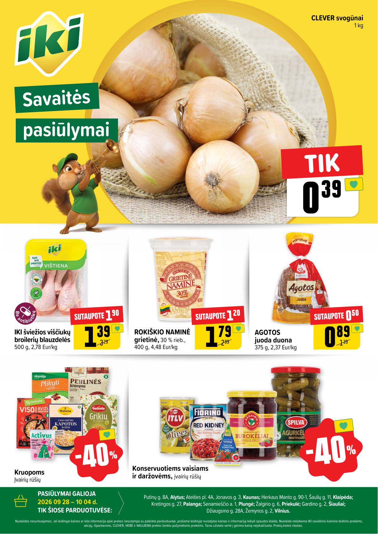 Iki - Specialūs pasiūlymai IKI parduotuvės klientams 1 puslapis