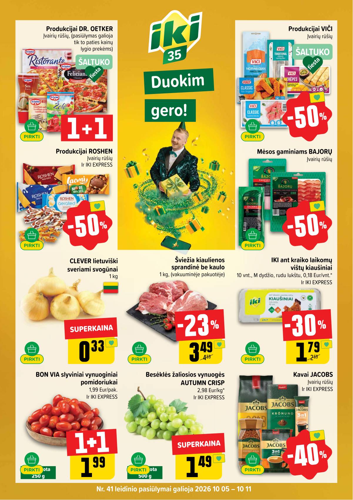 Iki - IKI akcijų leidinys 1 puslapis
