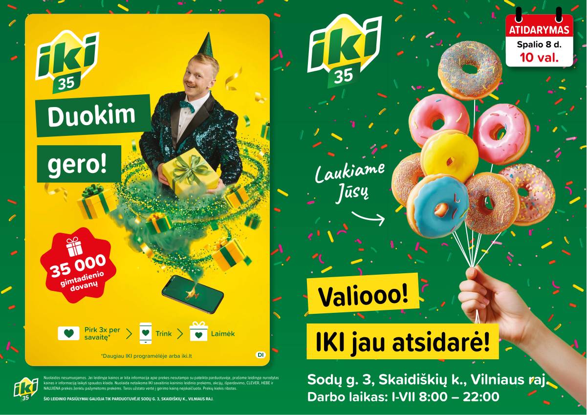 Iki - Specialūs pasiūlymai IKI Skaidiškės parduotuvės klientams 1 puslapis