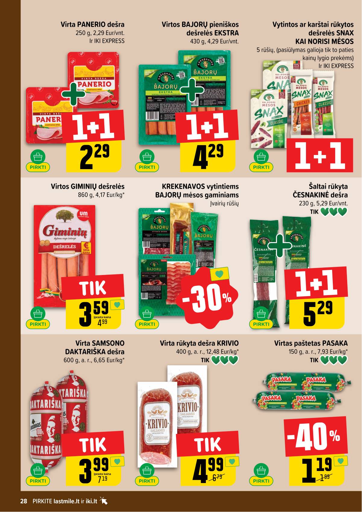 Iki - IKI akcijų leidinys 28 puslapis