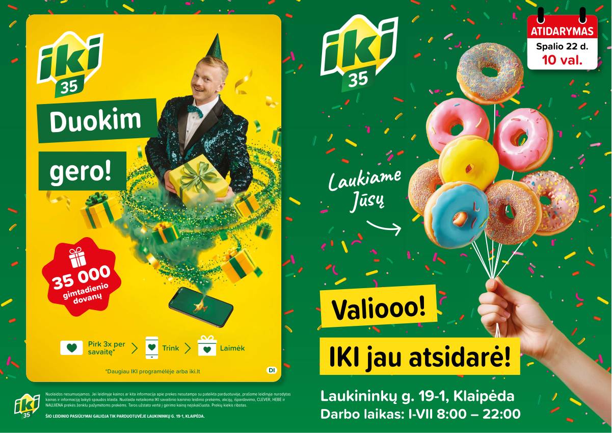 Iki - Specialūs pasiūlymai IKI Vyturys parduotuvės klientams 1 puslapis
