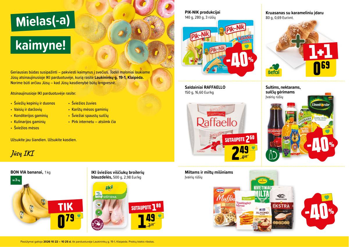 Iki - Specialūs pasiūlymai IKI Vyturys parduotuvės klientams 2 puslapis