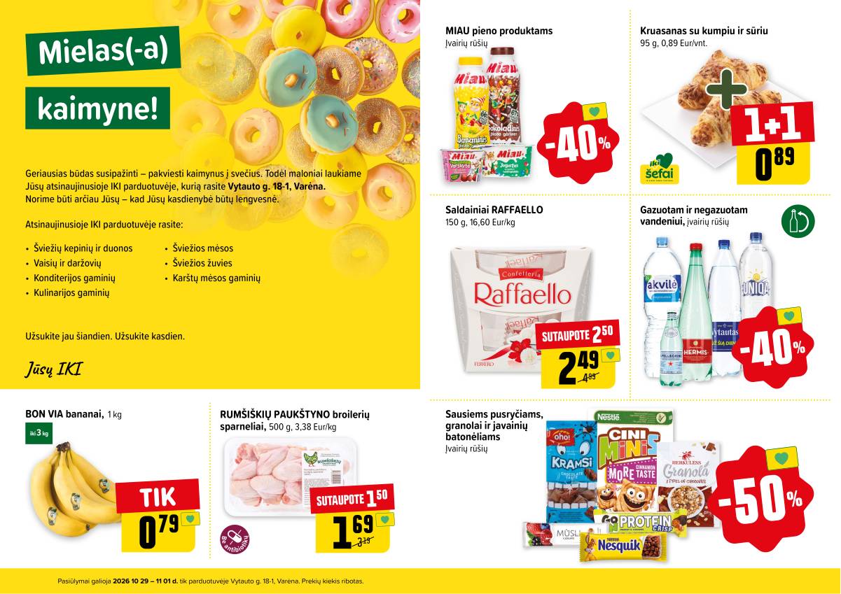 Iki - Specialūs pasiūlymai IKI Universalinė parduotuvės klientams 2 puslapis