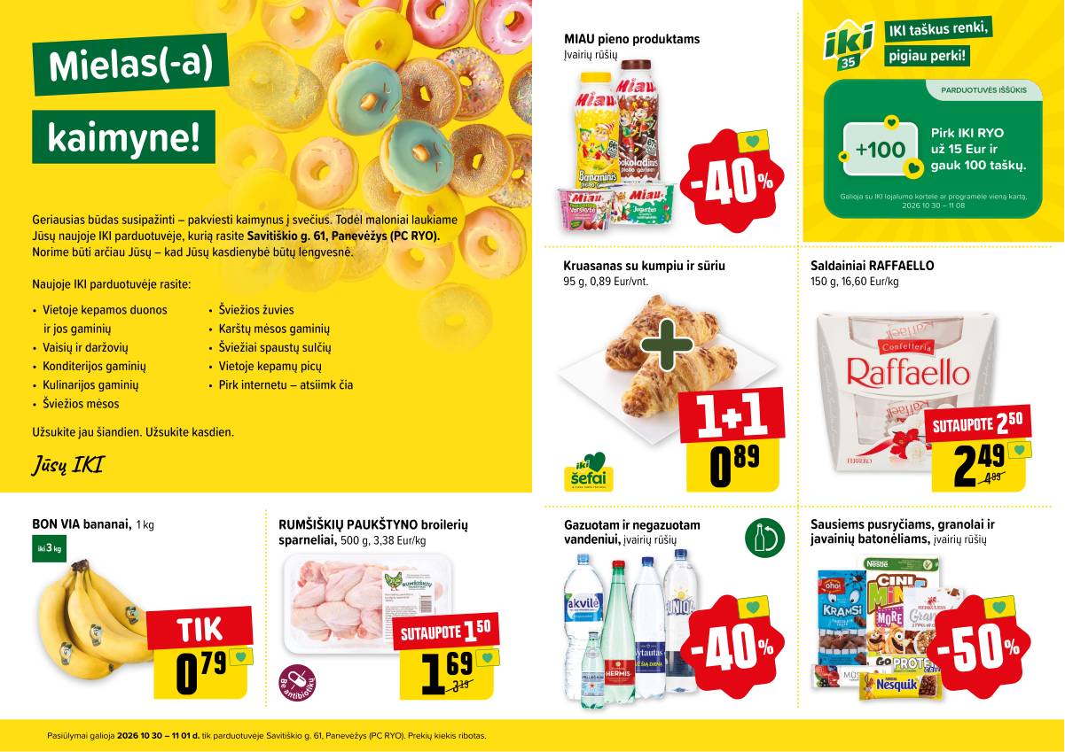 Iki - Specialūs pasiūlymai IKI RYO parduotuvės klientams 2 puslapis