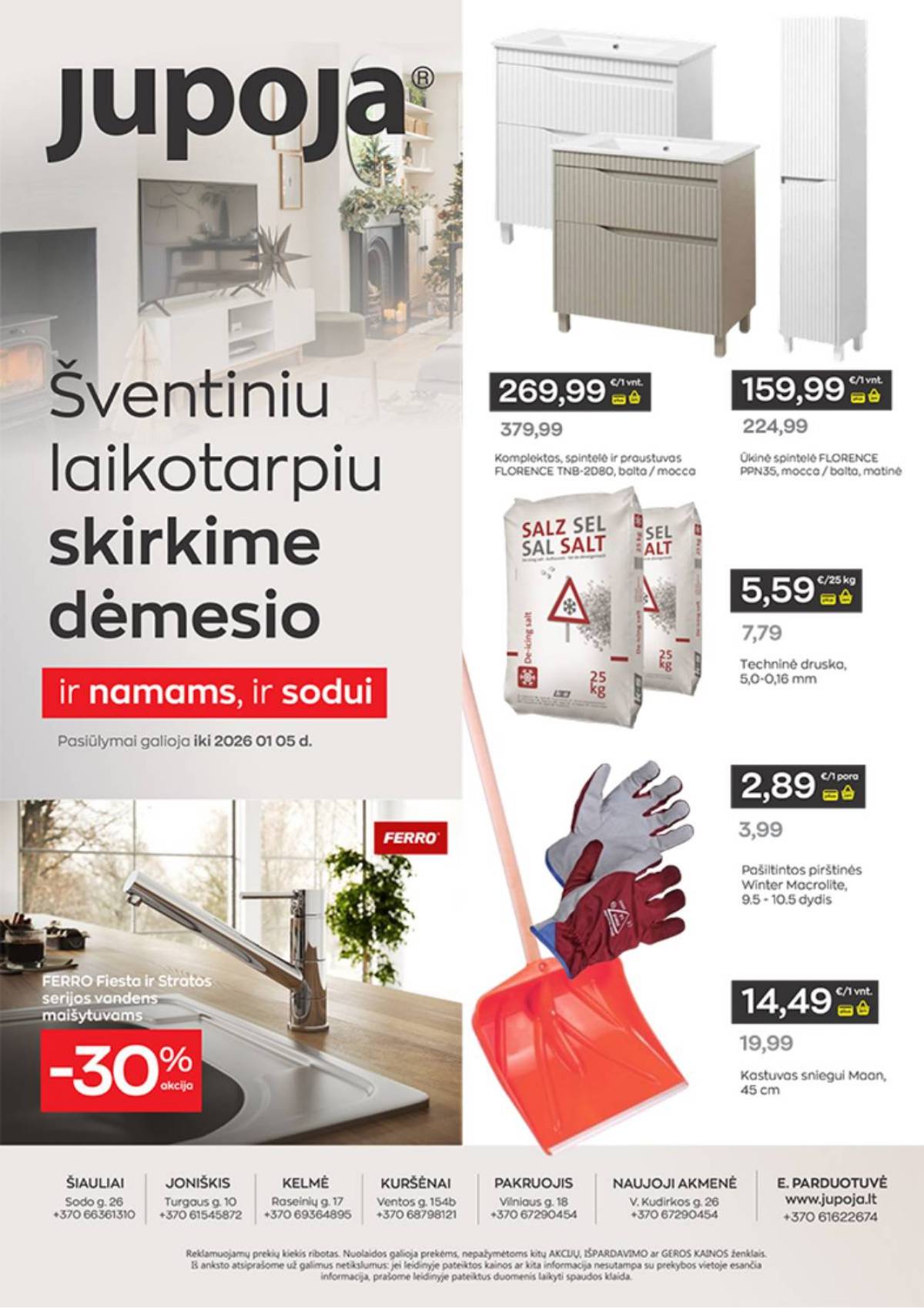 Jupoja - Jupoja akcijų leidinys | 2025-12-01 - 2026-01-05 1 puslapis