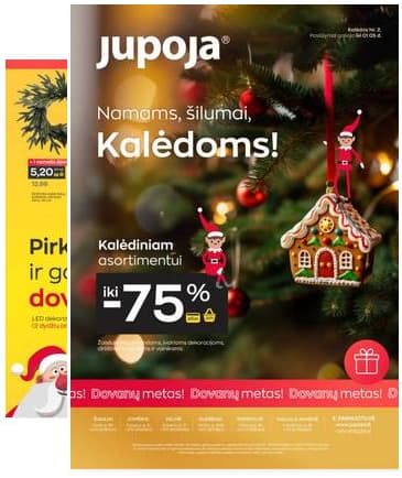 Jupoja - Jupoja kalėdinis akcijų leidinys | 2025-12-01 - 2026-01-05 2025-12-01 – 2026-01-05
