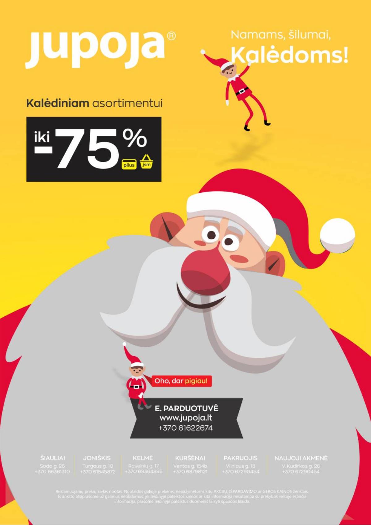 Jupoja - Jupoja kalėdinis akcijų leidinys | 2025-12-01 - 2026-01-05 32 puslapis