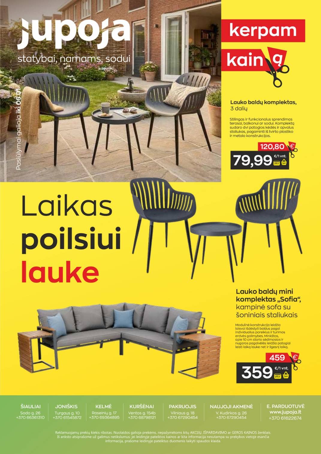 Jupoja - Jupoja ypač gerų pasiūlymų leidinys | 2026-06-01 1 puslapis