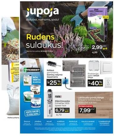 Jupoja - JUPOJA pasiūlymų leidinys Nr. 9(iki 2026 10 05) 2026-09-01 – 2026-10-05
