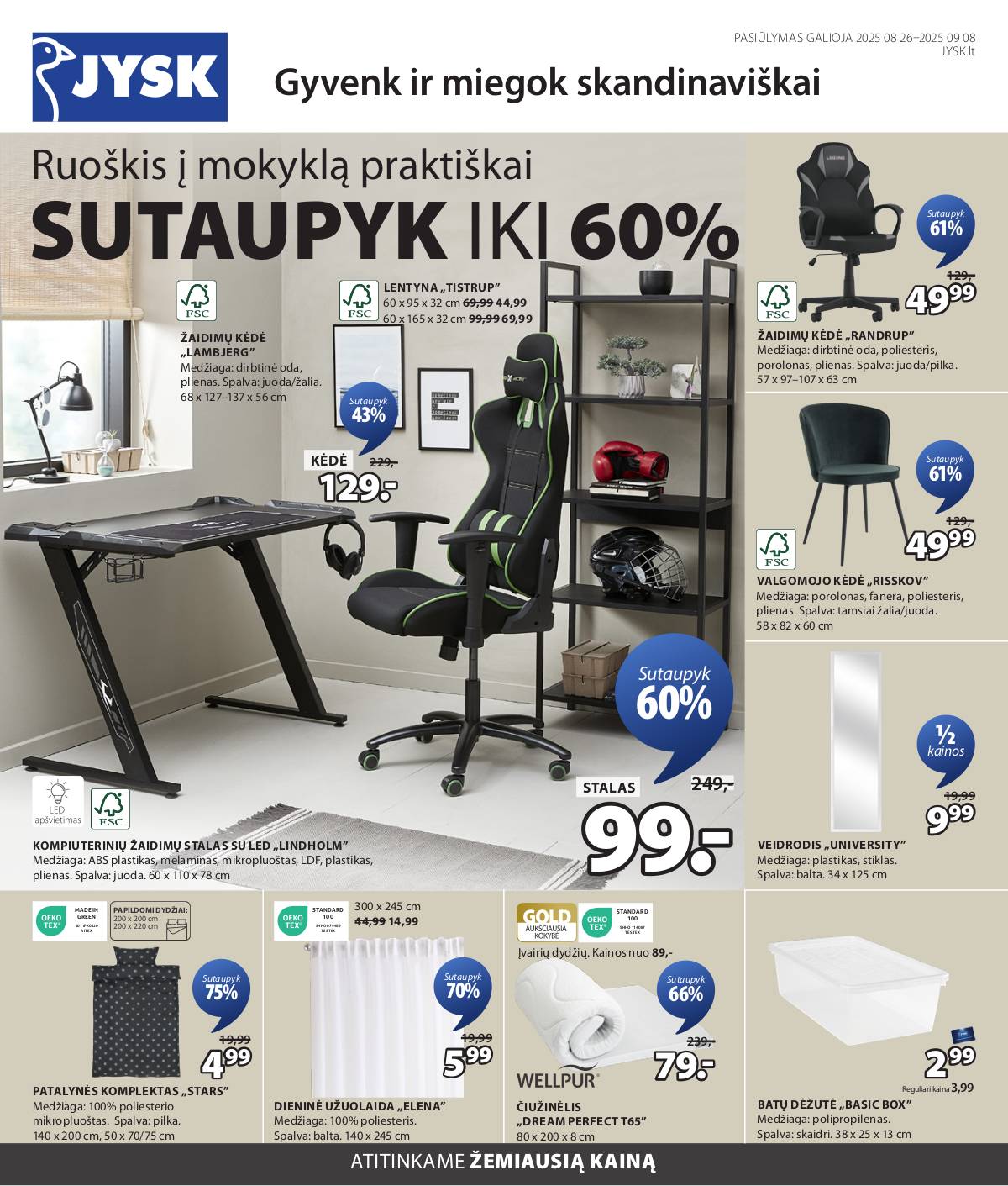 JYSK - Jysk akcijų leidinys 2 puslapis