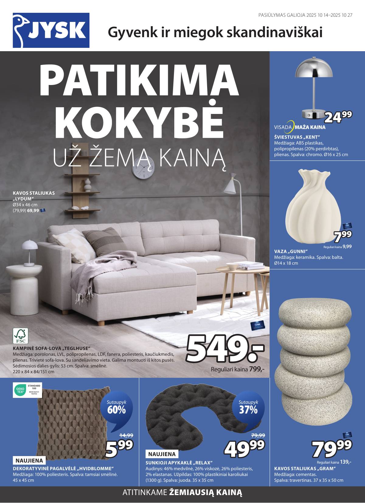 JYSK - Jysk akcijų leidinys 2 puslapis