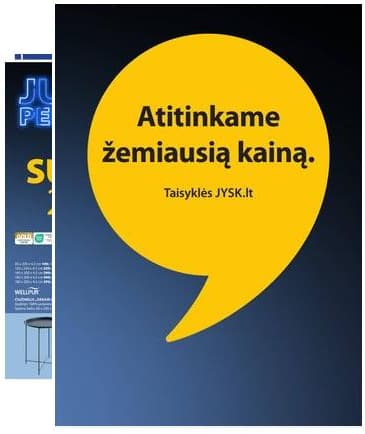 JYSK - Jysk akcijų leidinys | 2025-11-04 - 2025-11-17 2025-11-04 – 2025-11-17