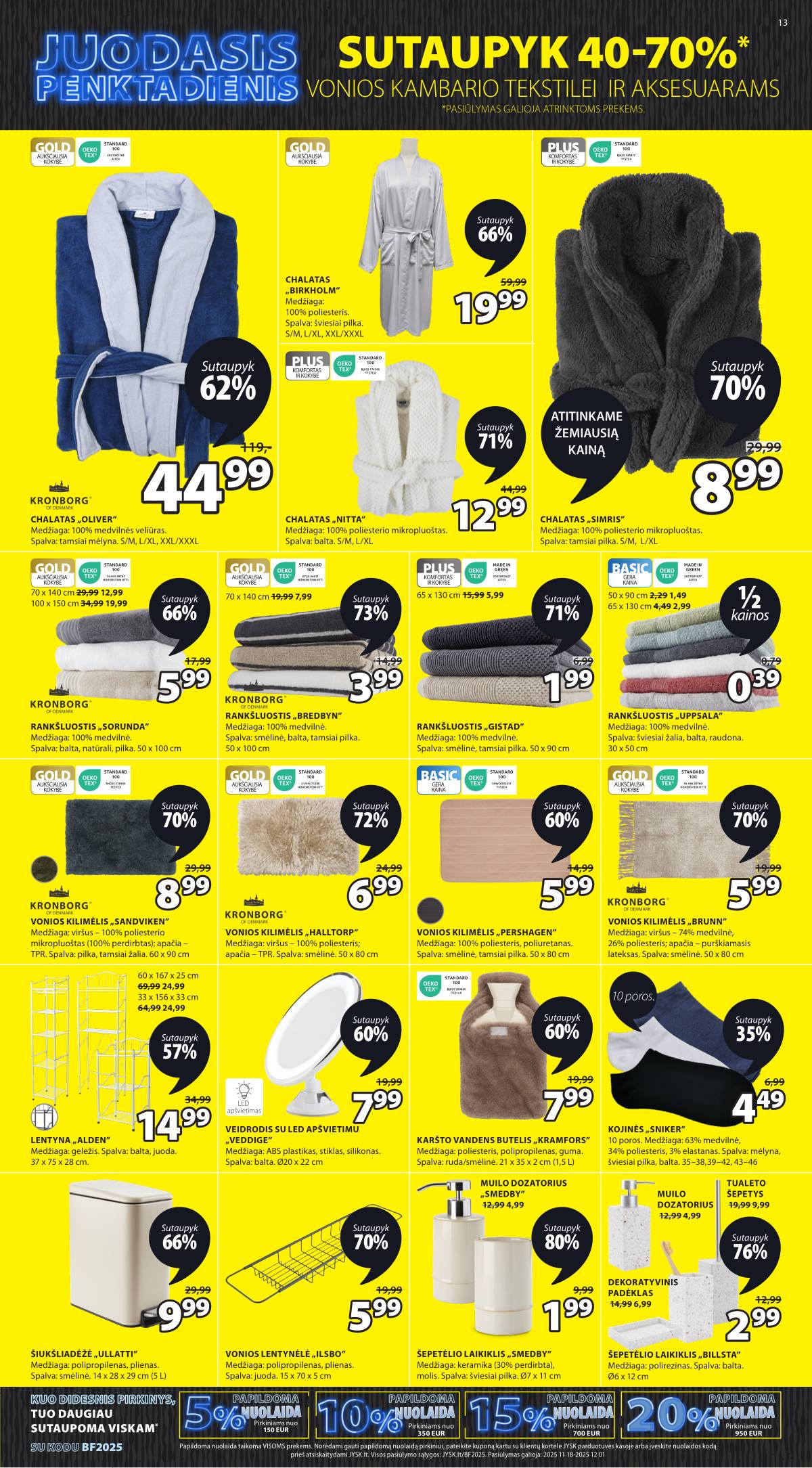 JYSK - Jysk akcijų leidinys | 2025-11-18 - 2025-12-01 14 puslapis