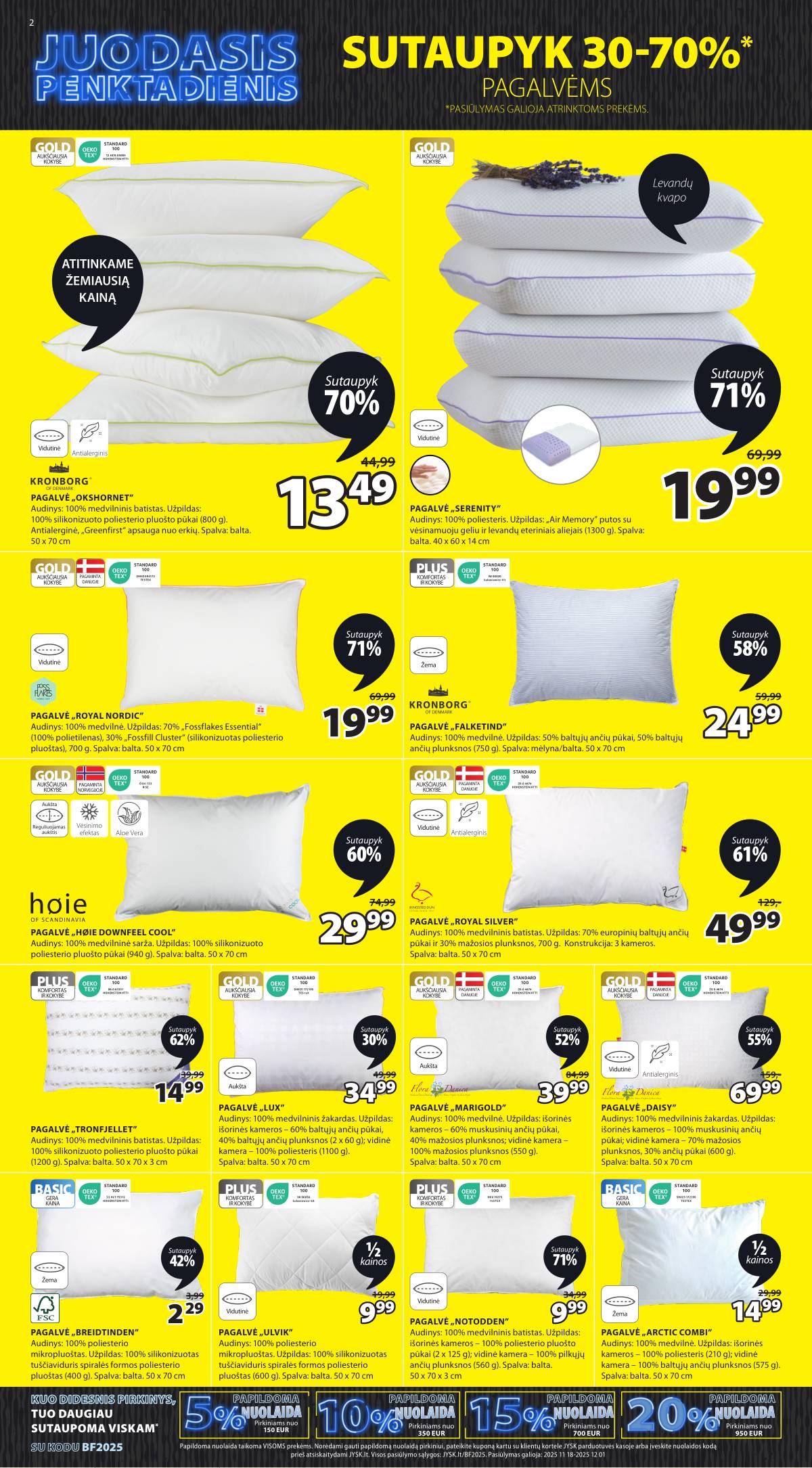JYSK - Jysk akcijų leidinys | 2025-11-18 - 2025-12-01 3 puslapis