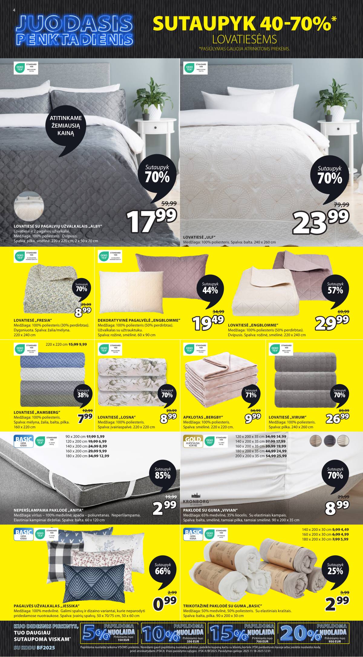 JYSK - Jysk akcijų leidinys | 2025-11-18 - 2025-12-01 5 puslapis