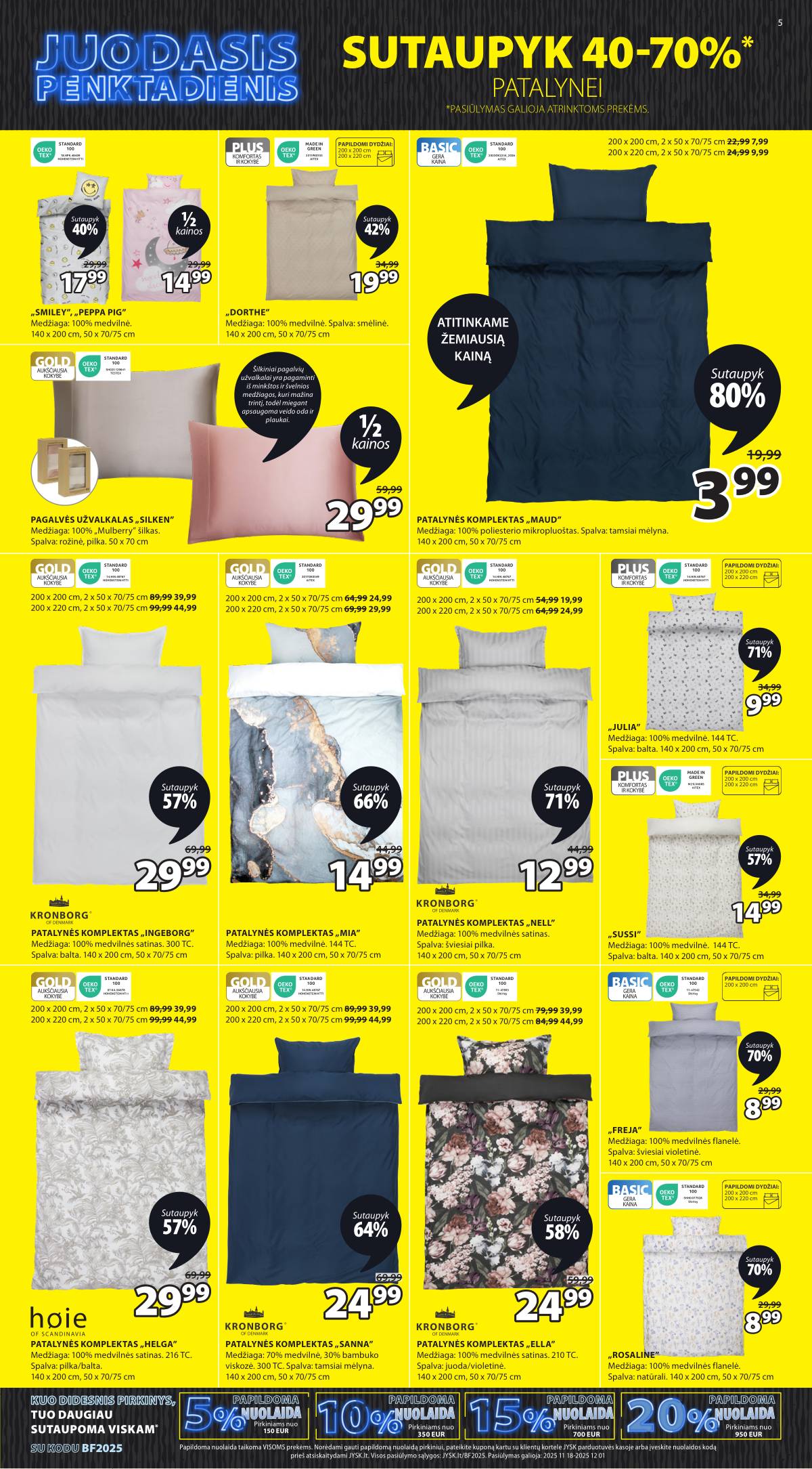 JYSK - Jysk akcijų leidinys | 2025-11-18 - 2025-12-01 6 puslapis