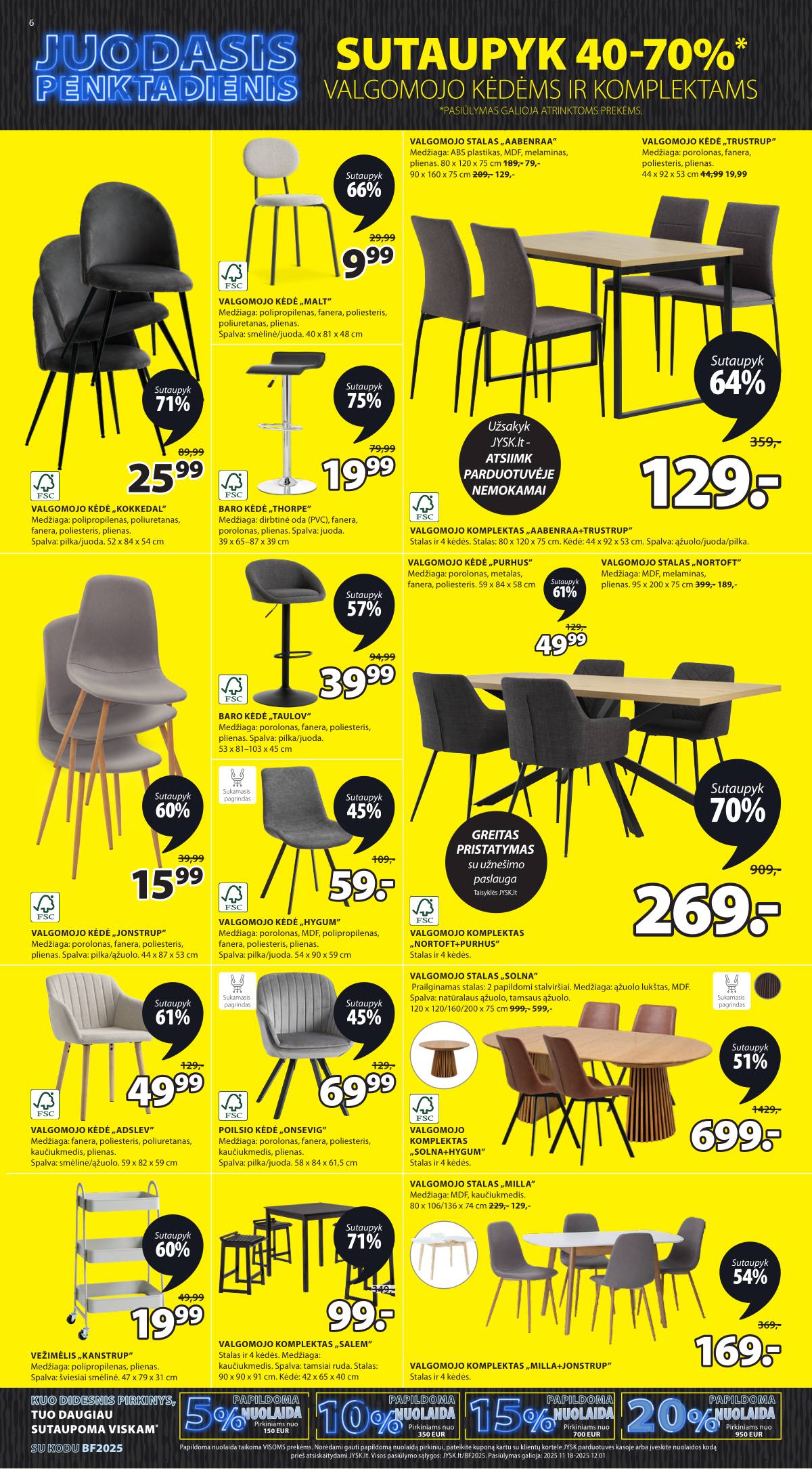 JYSK - Jysk akcijų leidinys | 2025-11-18 - 2025-12-01 7 puslapis